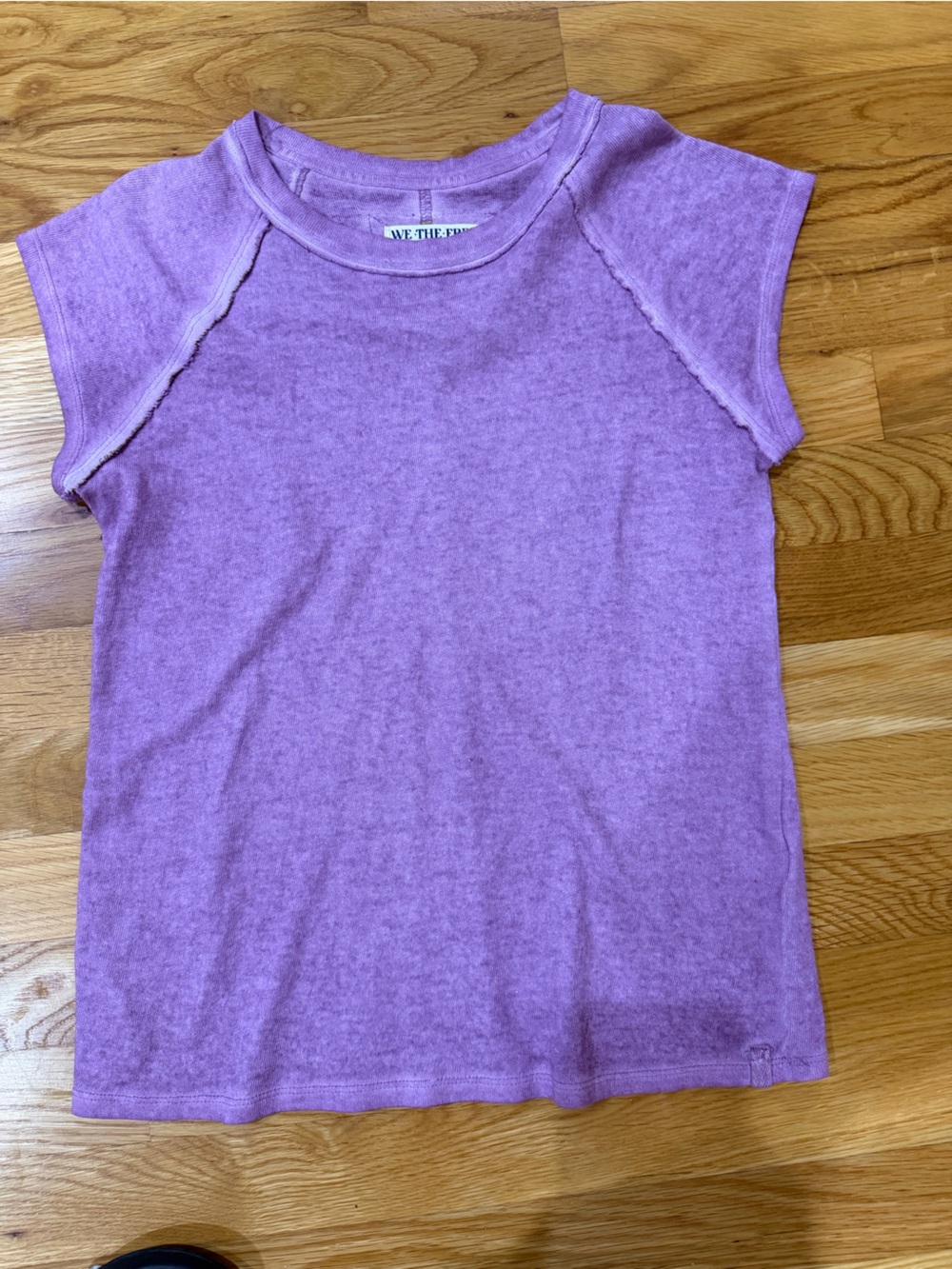 We The Free Heathered Lilac Short Sleeve Tee